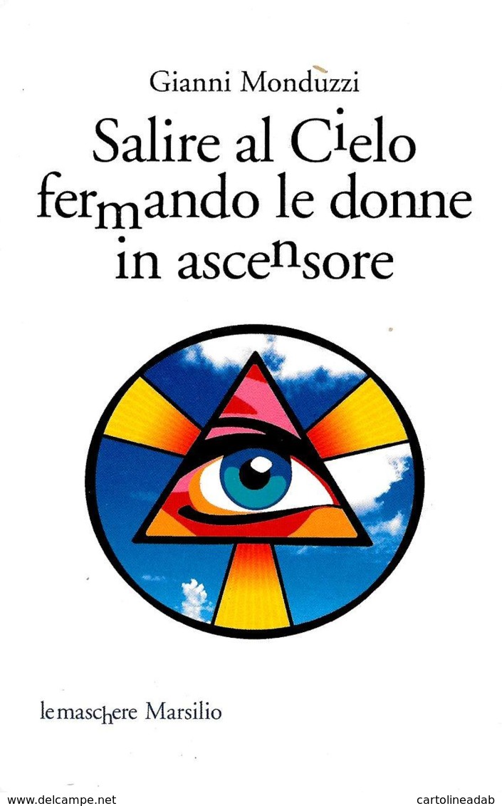 [MD2358] CPM - GIANNI MONDUZZI - PUBBLICITA' LIBRO - SALIRE AL CIELO FERMANDO LE DONNE IN ASCENSORE - Non Viaggiata - Altri & Non Classificati