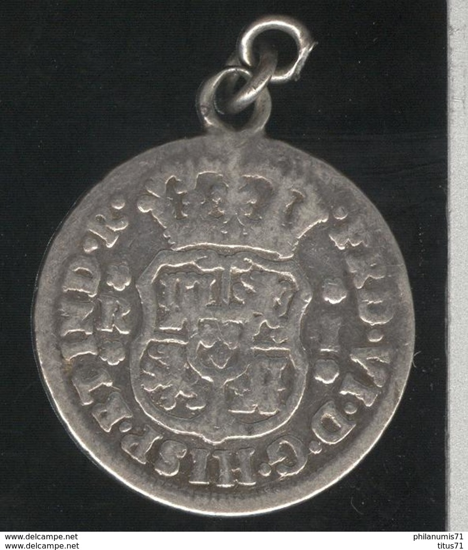 1 Réal Mexique / Mexico 1752 Montée En Médaillon - Monnaie Coloniale - TTB - Mexique