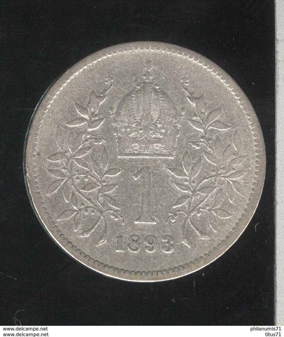 1 Couronne Autriche / Austria 1893 - TTB - Oesterreich