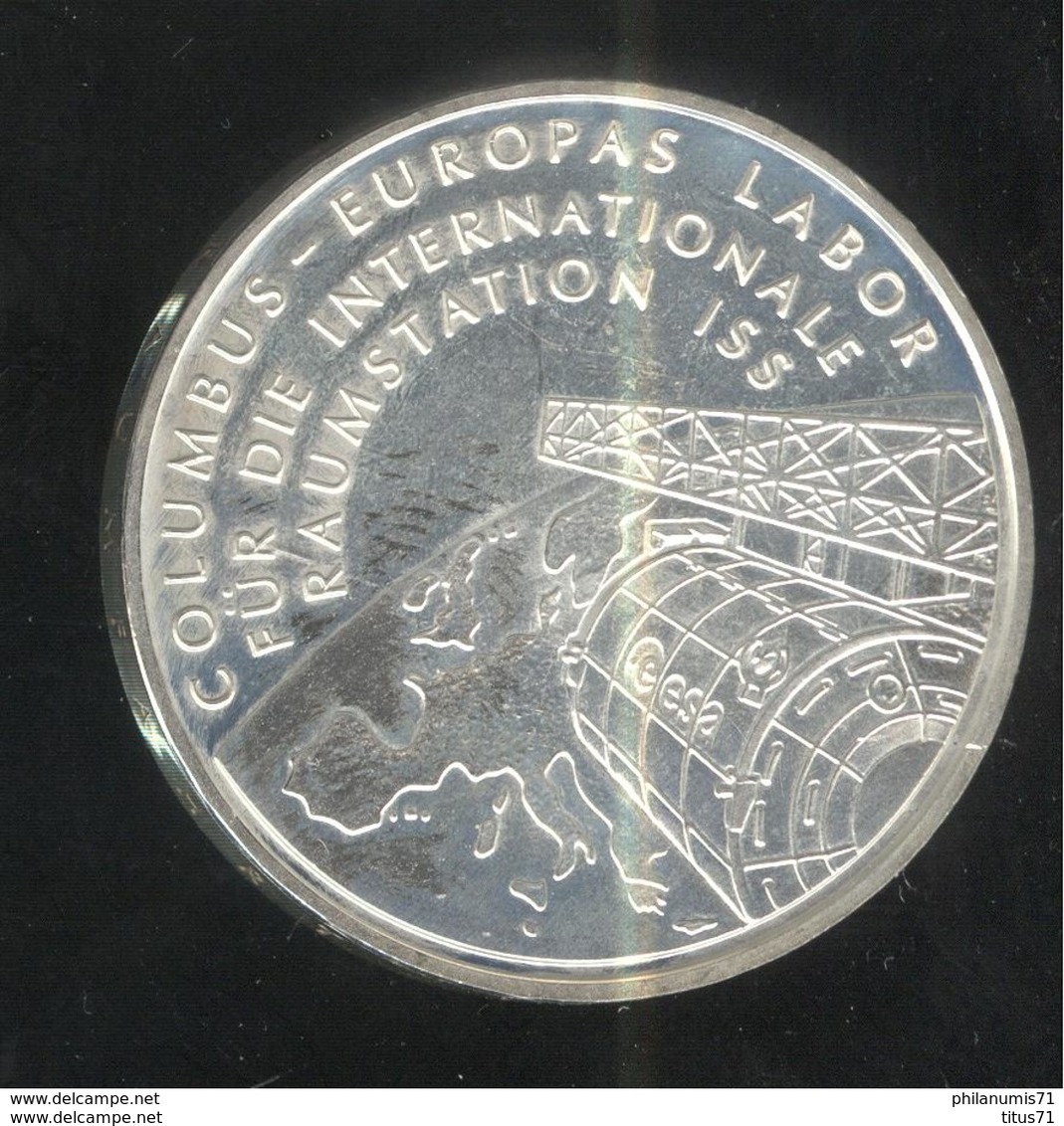 10 Euros Allemagne Argent 2004 - Station Orbitale Columbus - SUP - Duitsland