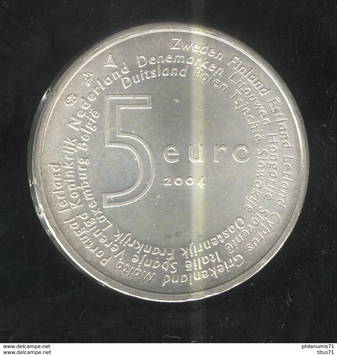 5 Euros Pay-Bas Argent 2004 - Élargissement De L'Union Européenne De 2004 - SUP - Netherlands