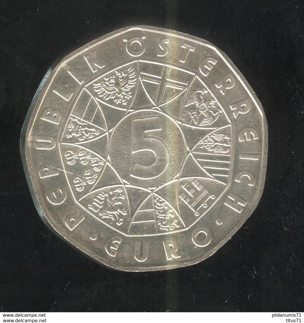 5 Euros Autriche Argent 2005 - Centenaire Du Ski - SUP - Austria