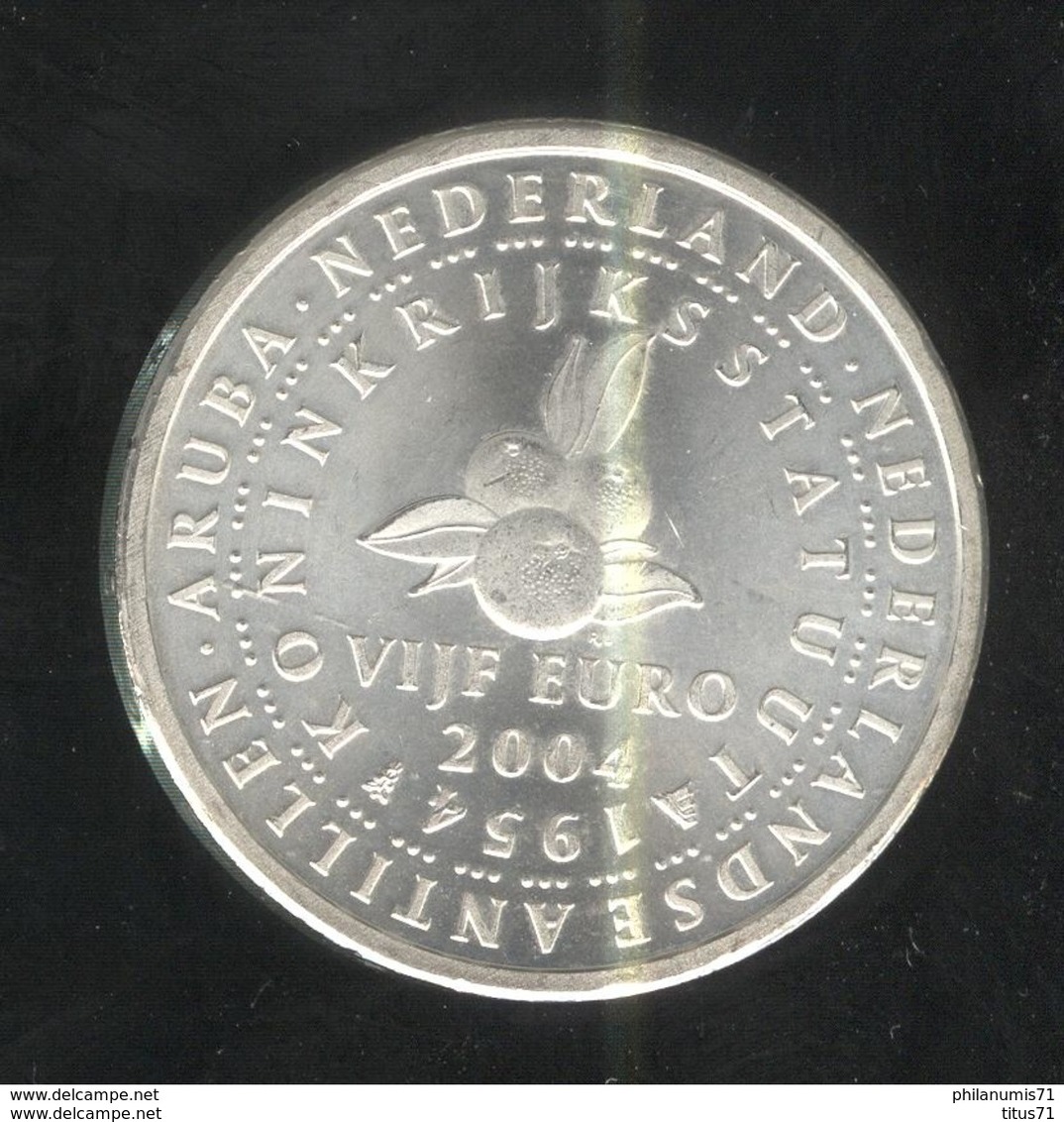 5 Euros Pay-Bas Argent 2004 - 50e Anniversaire De La Charte Du Royaume - SUP - Netherlands