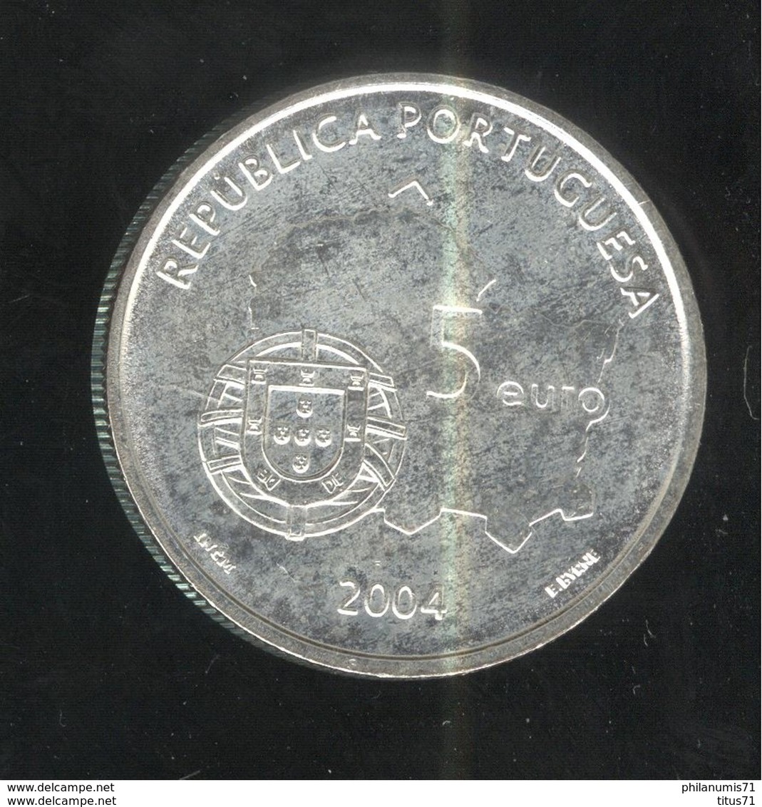 5 Euros Portugal Argent 2004 - Le Centre Historique D'Évora - SUP - Portugal