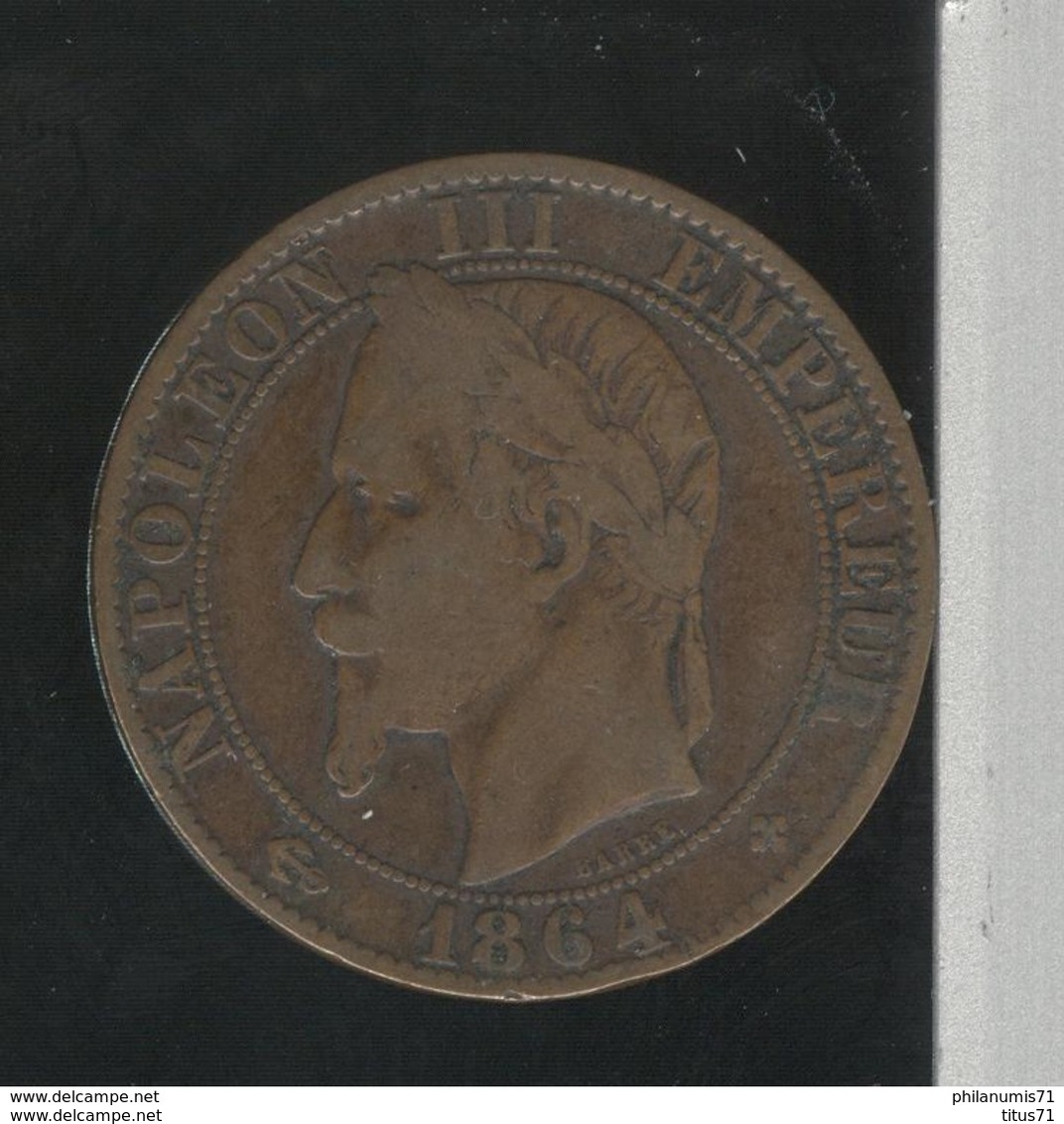 5 Centimes France 1864 BB - TTB - Andere & Zonder Classificatie