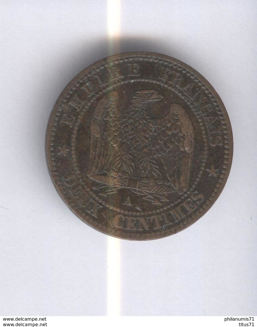 2 Centimes France 1854 A - TTB++ - Andere & Zonder Classificatie