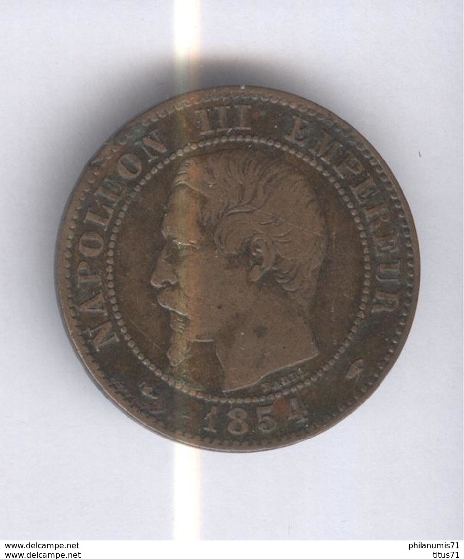 2 Centimes France 1854 A - TTB++ - Altri & Non Classificati