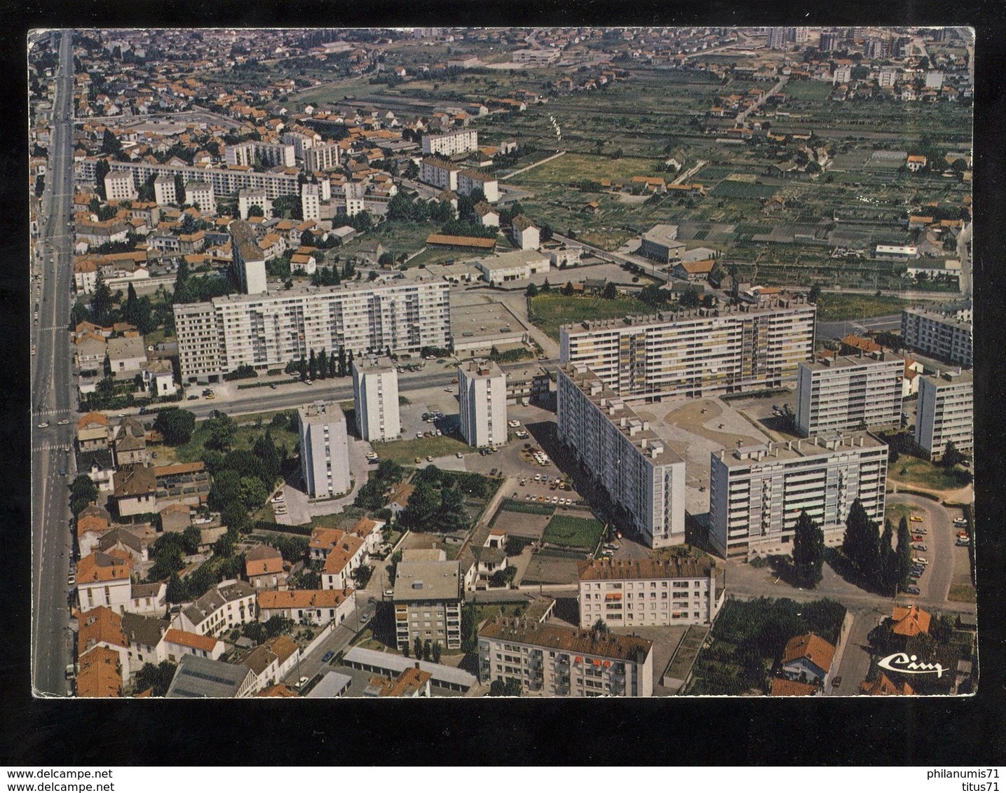 CPSM Chalon Sur Saône - Résidences Laennec Et Quartier De St Jean Des Vignes - Non Circulée - Chalon Sur Saone