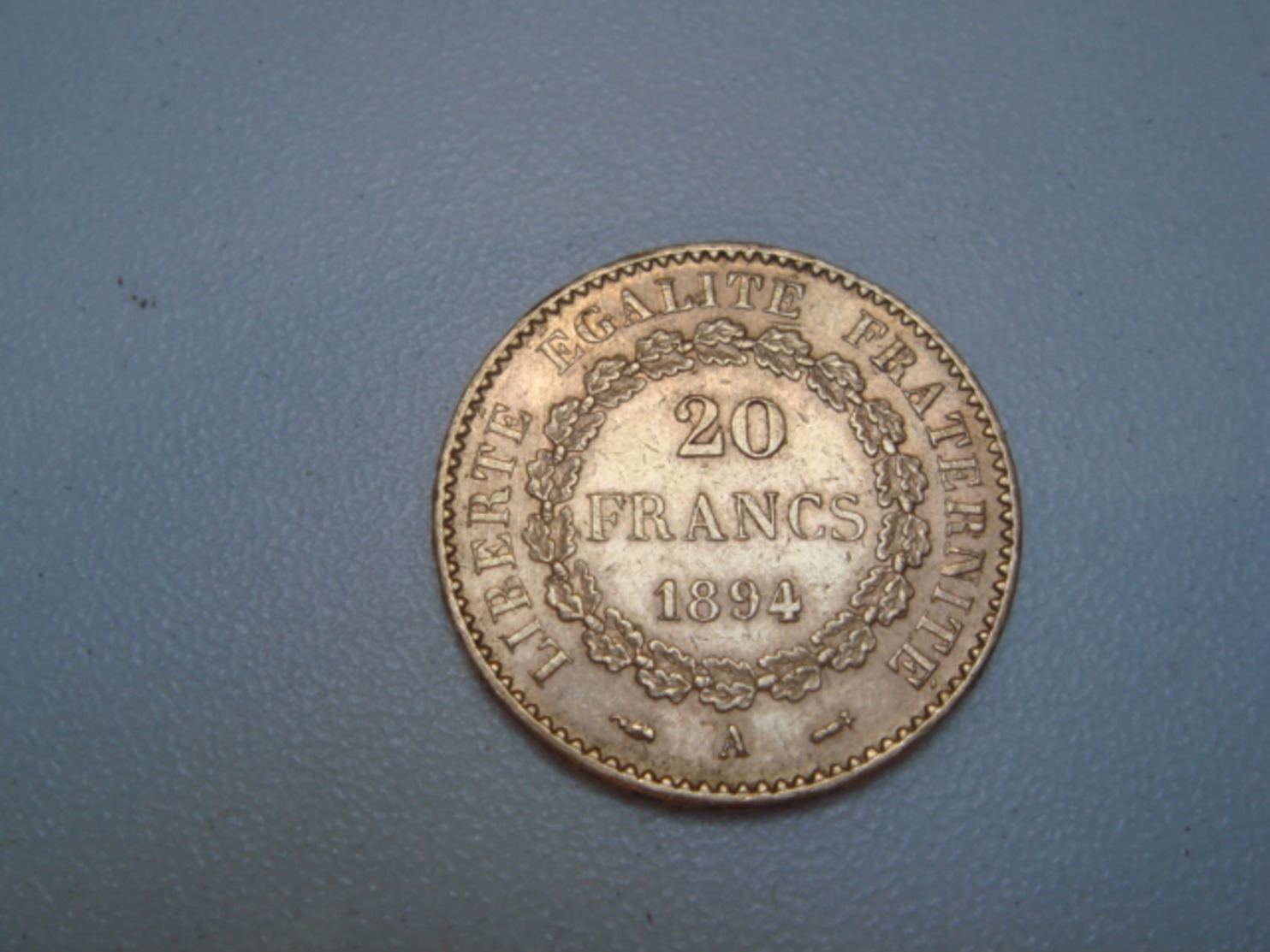 20 Francs Or Génie De 1894 A En Sup - Autres & Non Classés