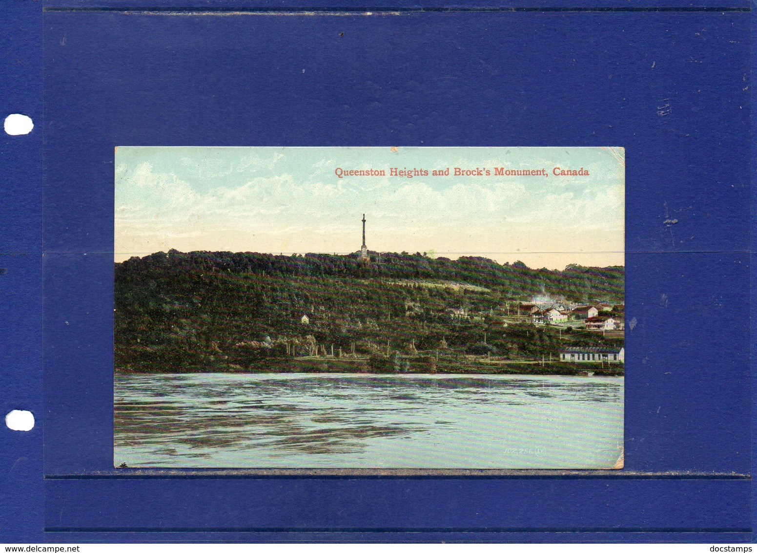 ##(DAN1811)-Canada- Queenston Heights And Brock's Monument- Used 1909 To Holland - Autres & Non Classés