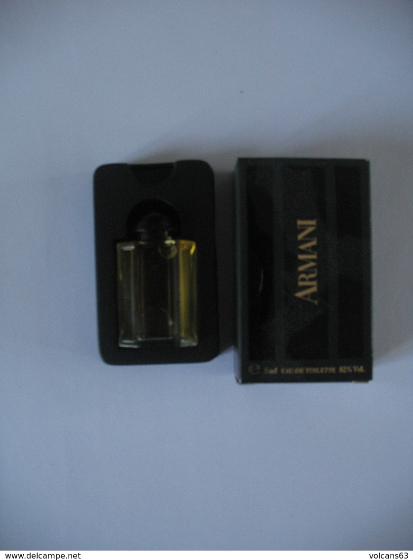 MINIATURE PARFUM   ARMANI Pour HOMME EDT 5ml NEUF - Miniatures Hommes (avec Boite)