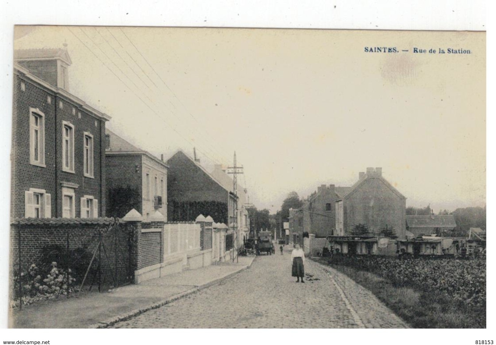 SAINTES. - Rue De La Station - Tubize