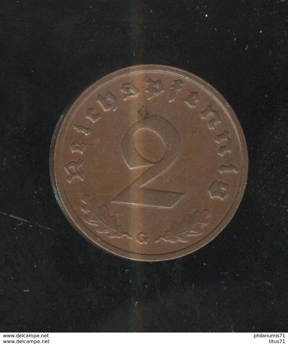 2 Reichspfennig Allemagne 1939 G SUP - 2 Reichspfennig