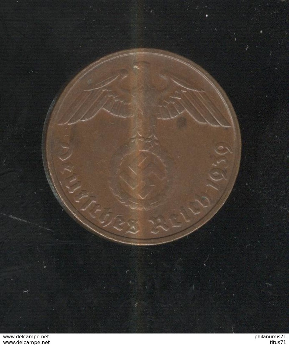 2 Reichspfennig Allemagne 1939 G SUP - 2 Reichspfennig