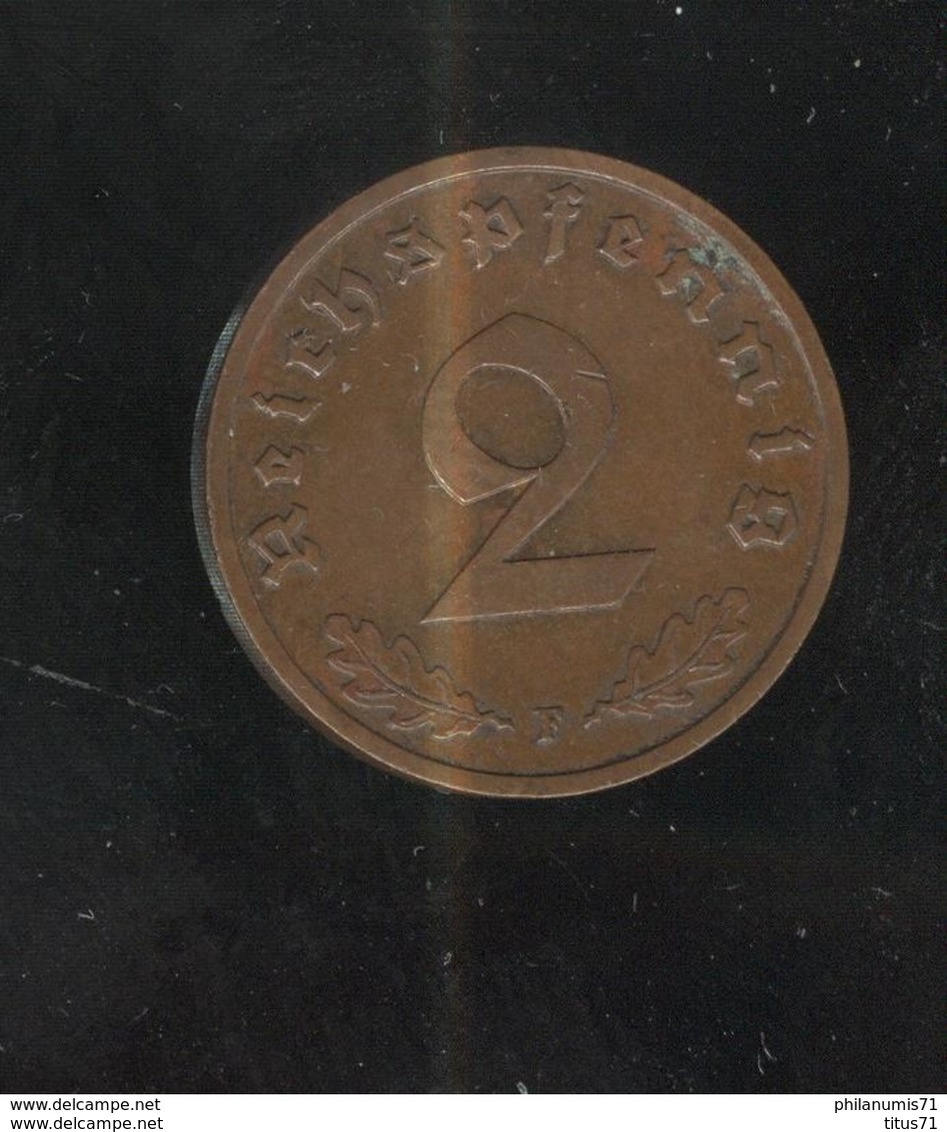 2 Reichspfennig Allemagne 1938 F SUP - 2 Reichspfennig