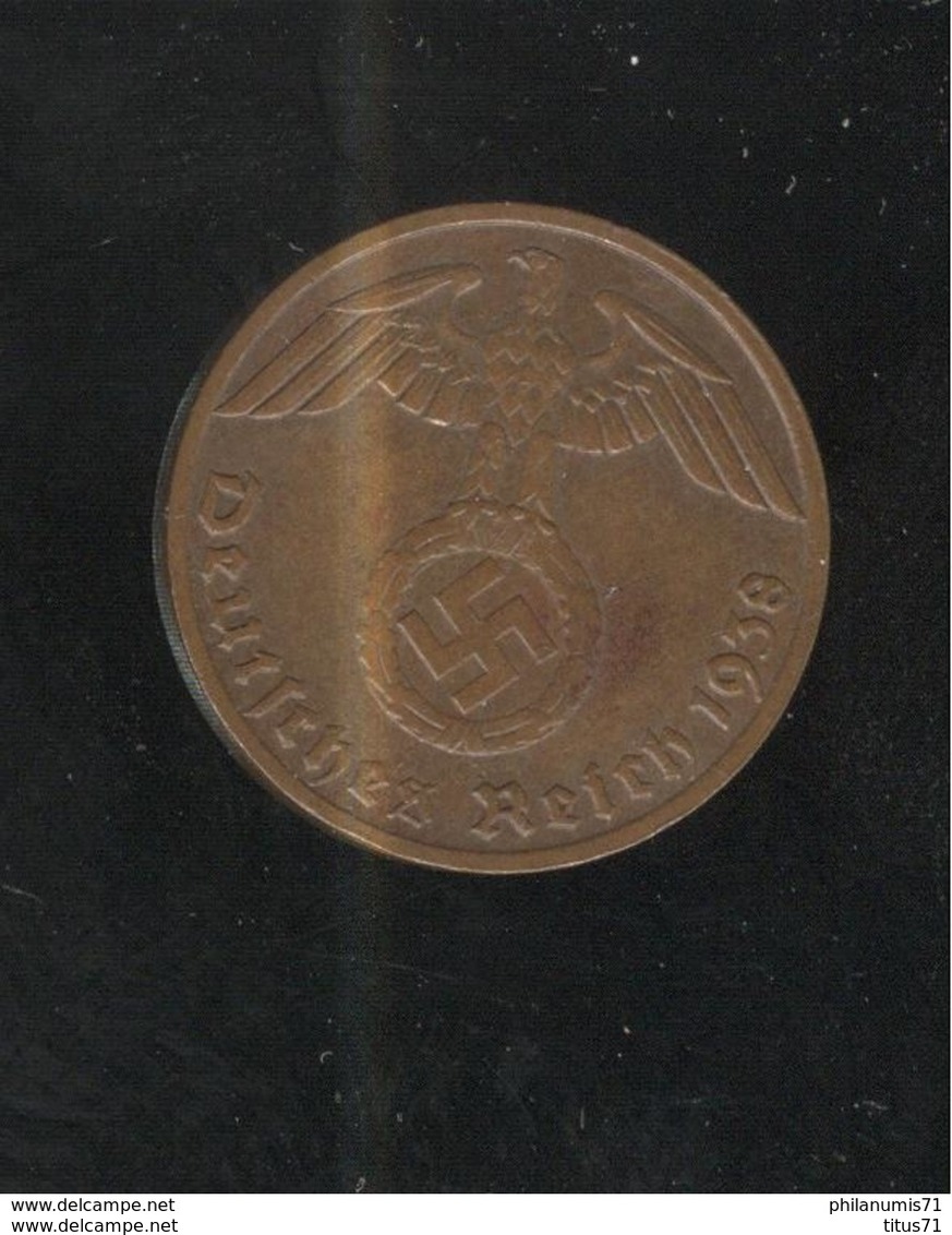 1 Reichspfennig Allemagne 1938 G SUP - 1 Reichspfennig