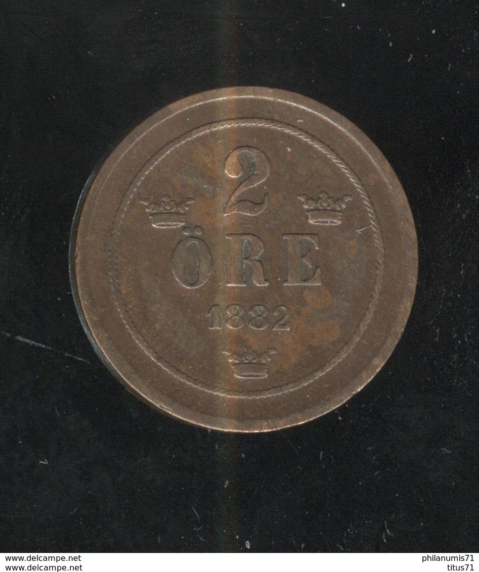 2 Ore Suède 1882 - Suède