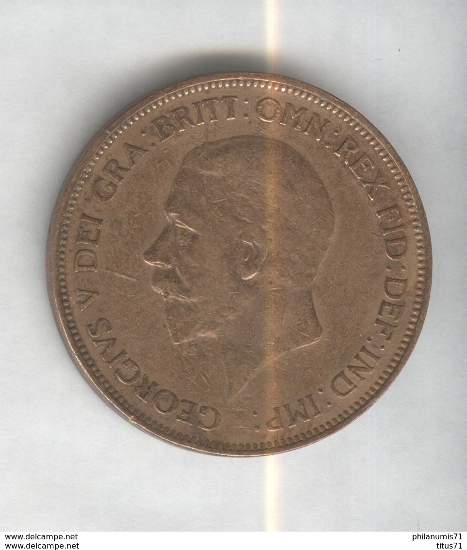 1 Penny Angleterre 1936 Georges V SUP - C. 1 Penny