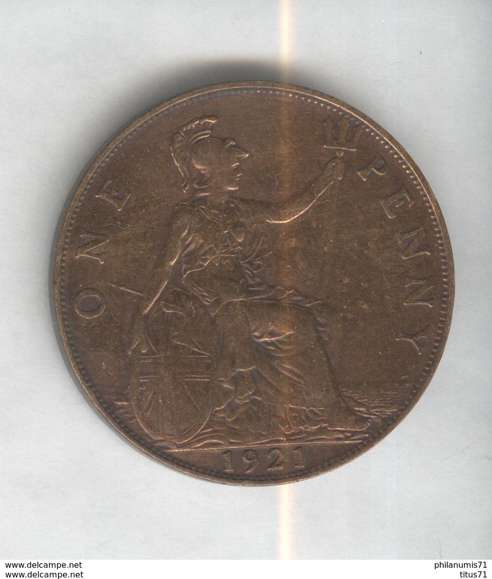 1 Penny Angleterre 1921 Georges V SUP - C. 1 Penny