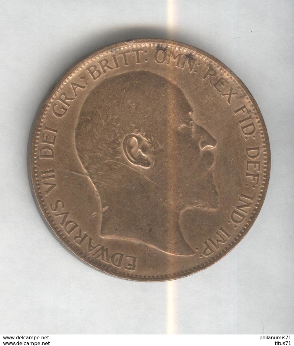 1 Penny Angleterre 1907 Edouard VII SUP - C. 1 Penny