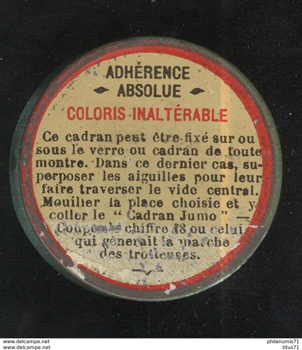 Boite Métal Vide Cadran Jumo - Pièce Détachée Pour Montre - Autres & Non Classés