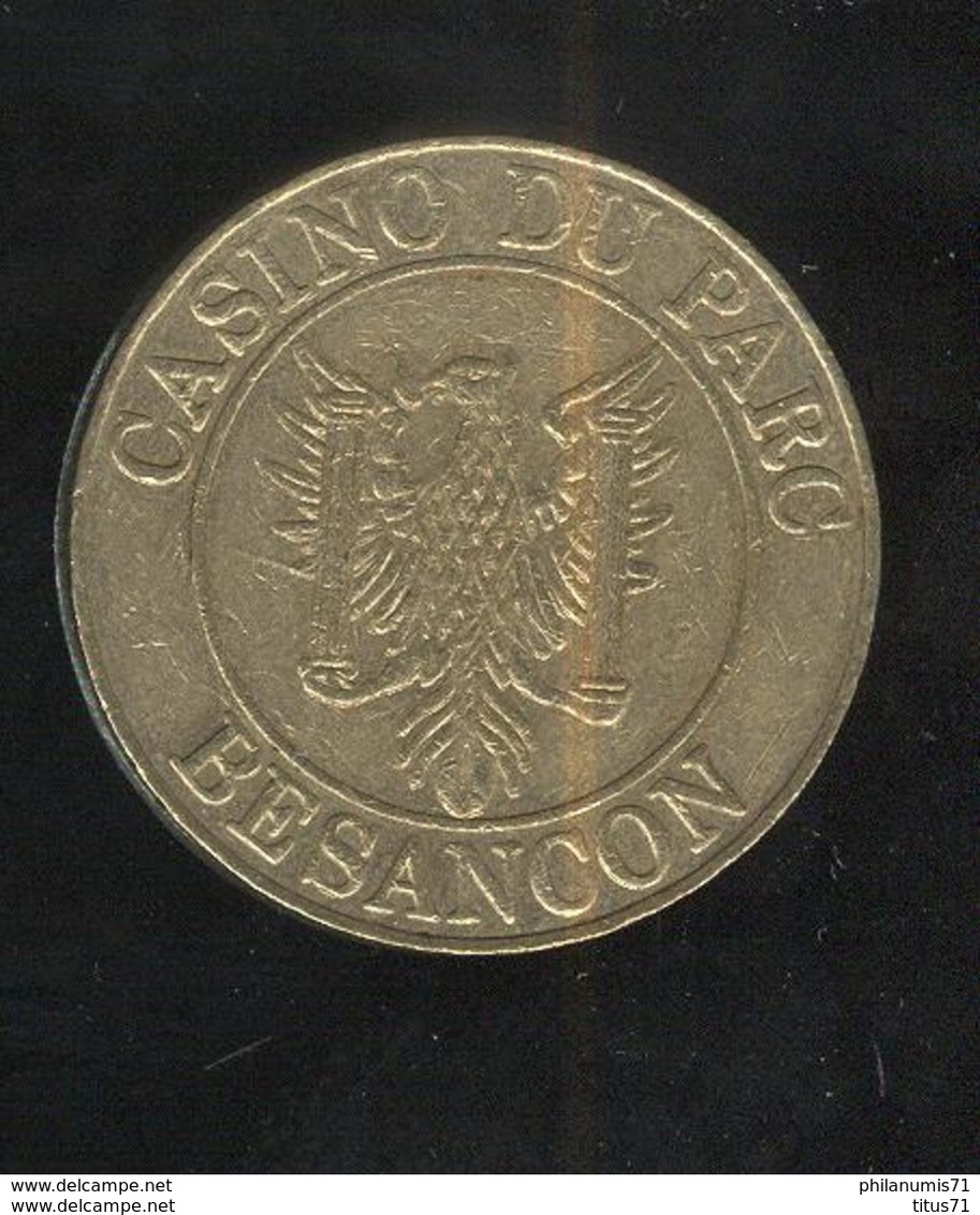 Jeton 2 Francs Casino Du Parc - Besançon - Laiton - Casino