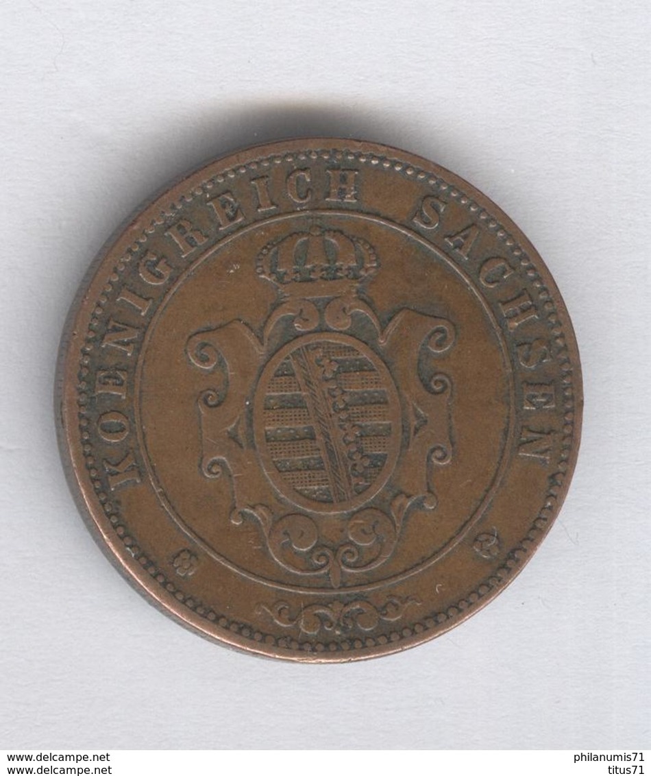 5 Pfennig Allemagne Royaume De Saxe 1863 B - SUP - Petites Monnaies & Autres Subdivisions