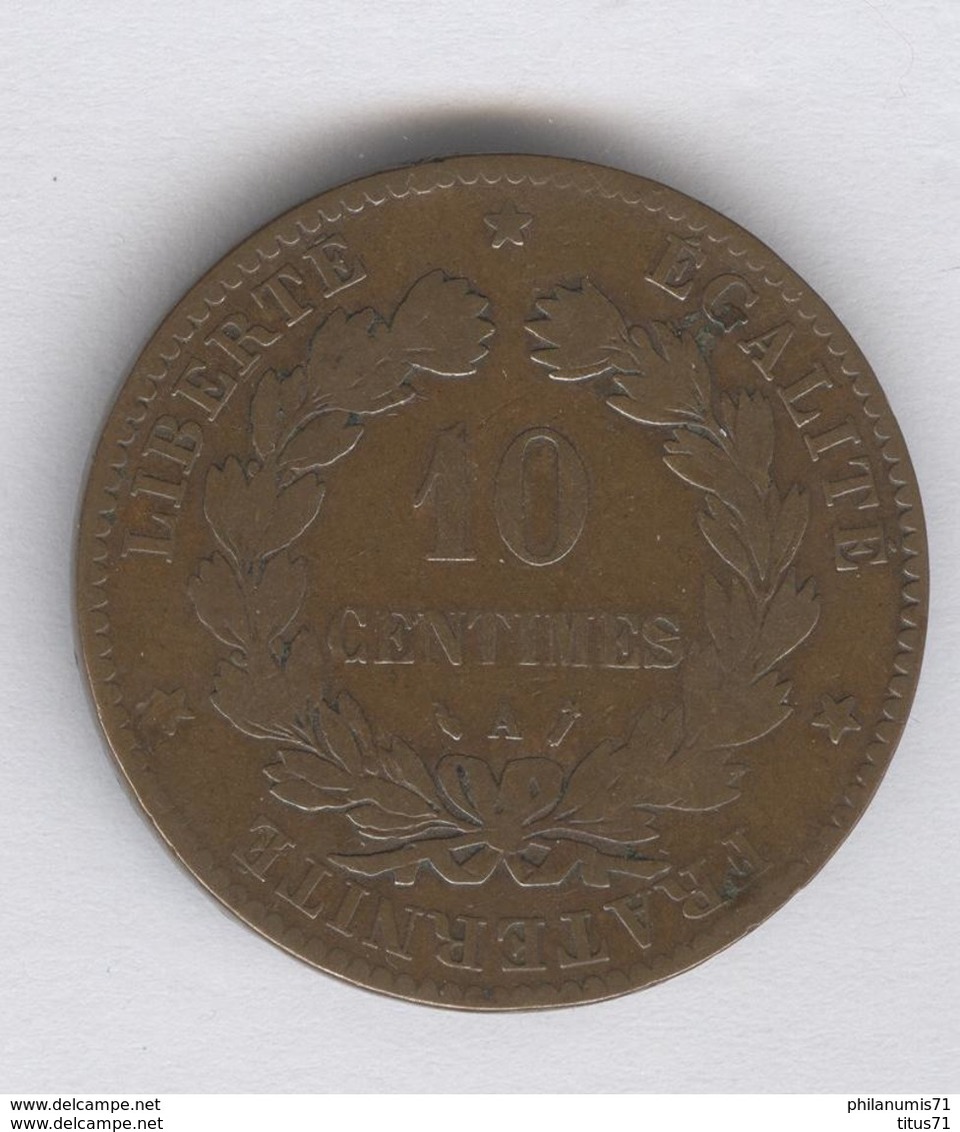 10 Centimes France 1885 A - TTB - Otros & Sin Clasificación