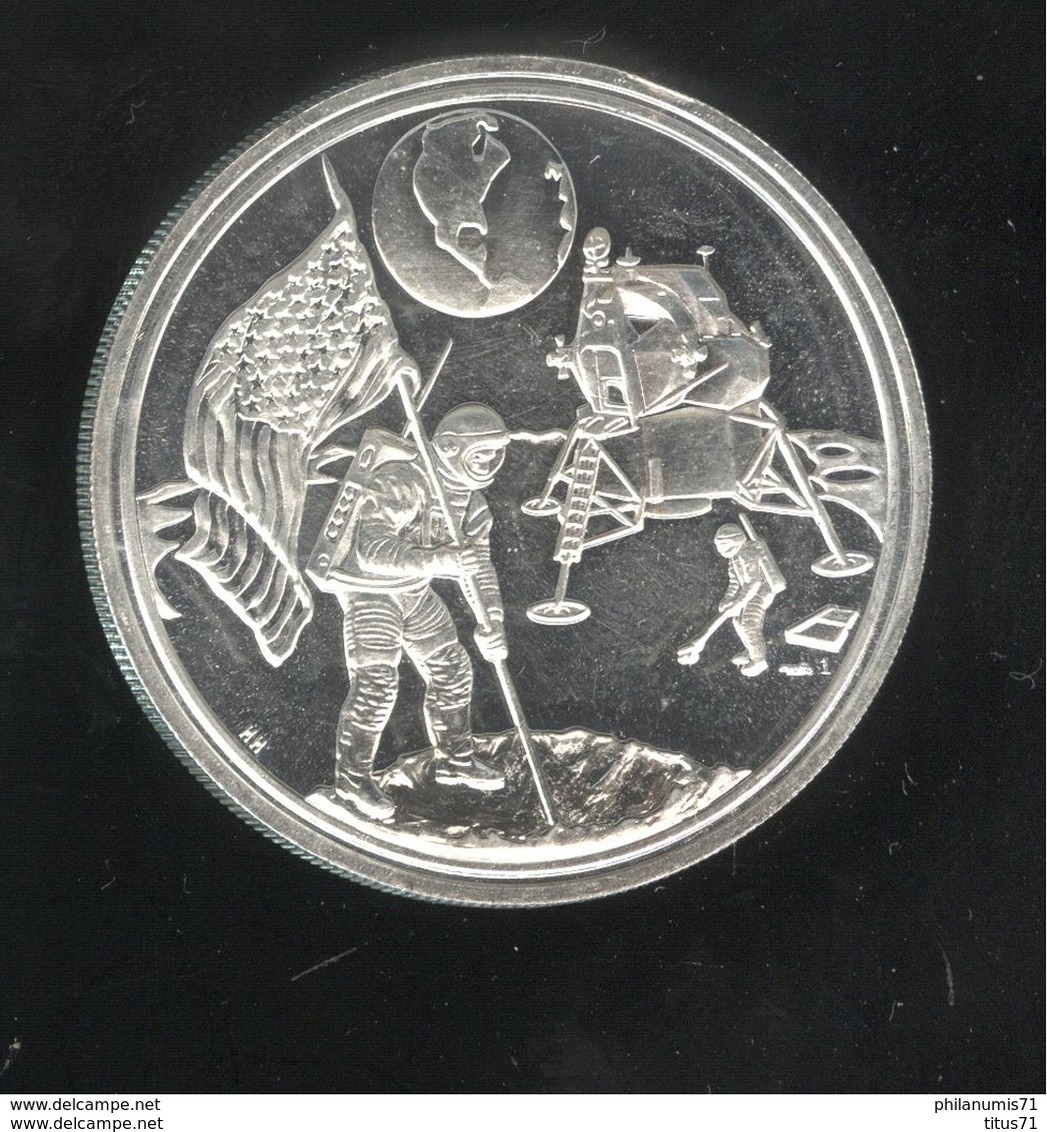 Jeton Landing On The Moon 21.7.69 Proof - Frappe Monnaie De Paris - Autres & Non Classés