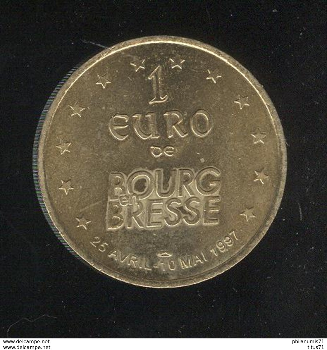 1 Euro Des Villes Bourg En Bresse - Eglise De Brou - 1997 - Euros Des Villes