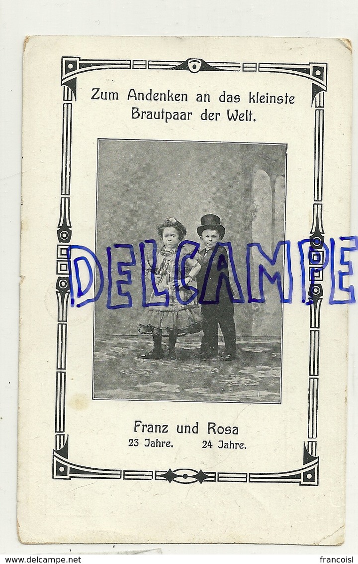 Cirque. Lilliputiens. 1910. Exposition Universelle De Bruxelles. Franz Et Rosa. Famille Ovitz Victime De Mengele - Circus