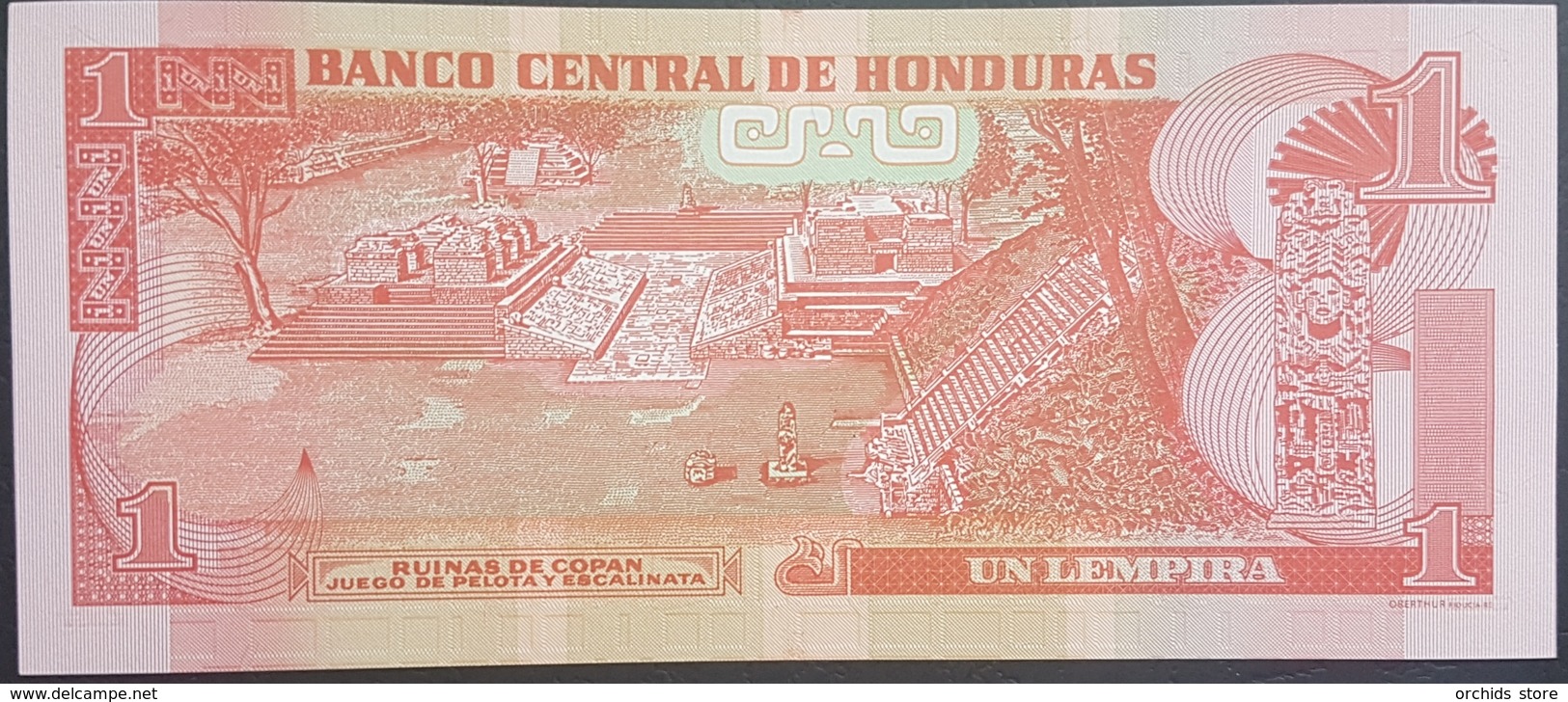 E11kb Banknote - HONDURAS 1 LEMPIRA, 2012, P-96, UNC - Honduras