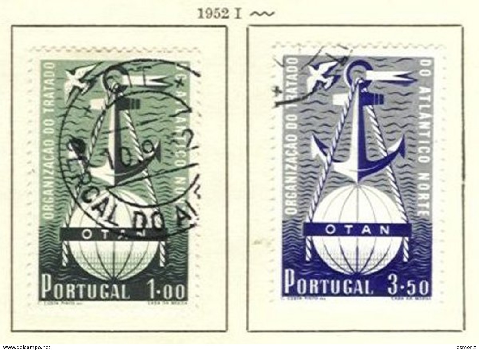 PORTUGAL, Commemoratives, AF 749-50 Yv 760-61, Used, F/VF, Cat. € 40 - Oblitérés