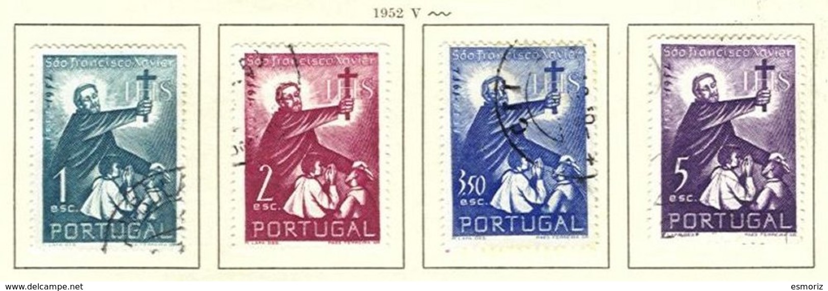 PORTUGAL, Commemoratives, AF 759-62 Yv 770-73, Used, F/VF, Cat. € 31 - Oblitérés