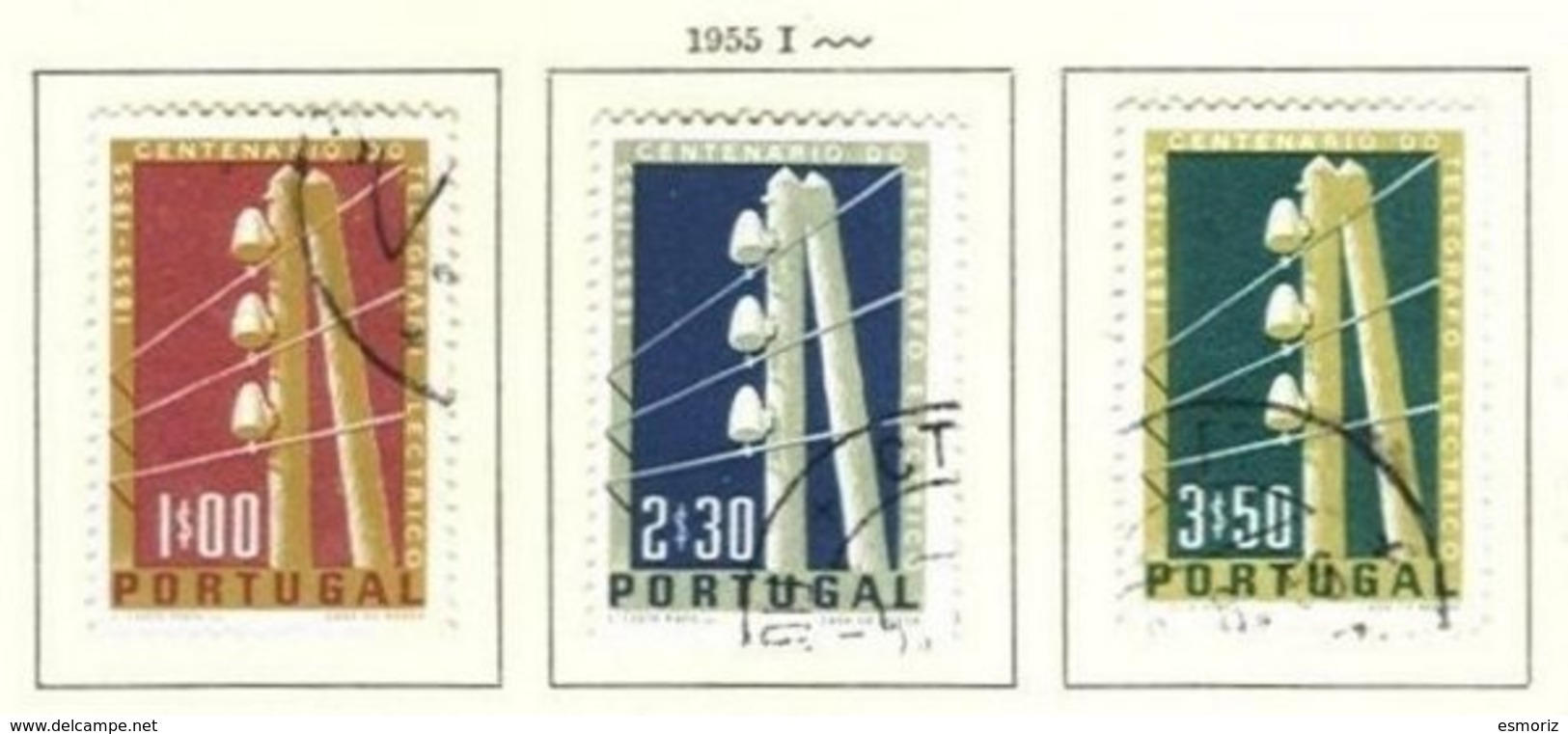 PORTUGAL, Commemoratives, AF 815-17 Yv 826-28, Used, F/VF, Cat. € 14 - Usado