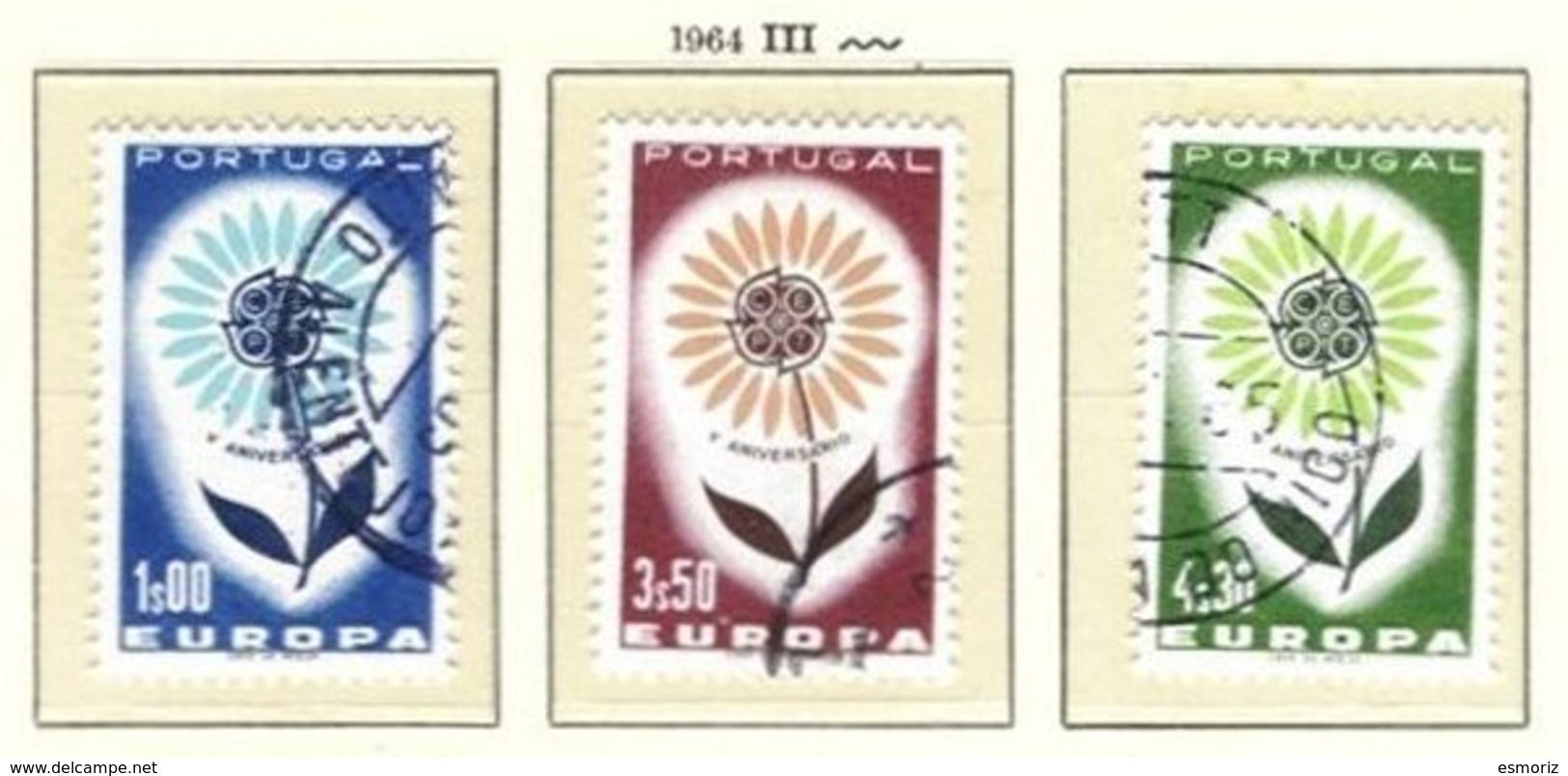 PORTUGAL, Commemoratives, AF 934-36 Yv 944-46, Used, F/VF, Cat. € 10 - Oblitérés