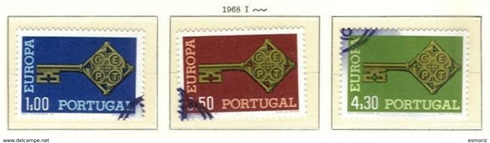 PORTUGAL, Commemoratives, AF 1022-24 Yv 1032-34, Used, F/VF, Cat. € 11 - Oblitérés