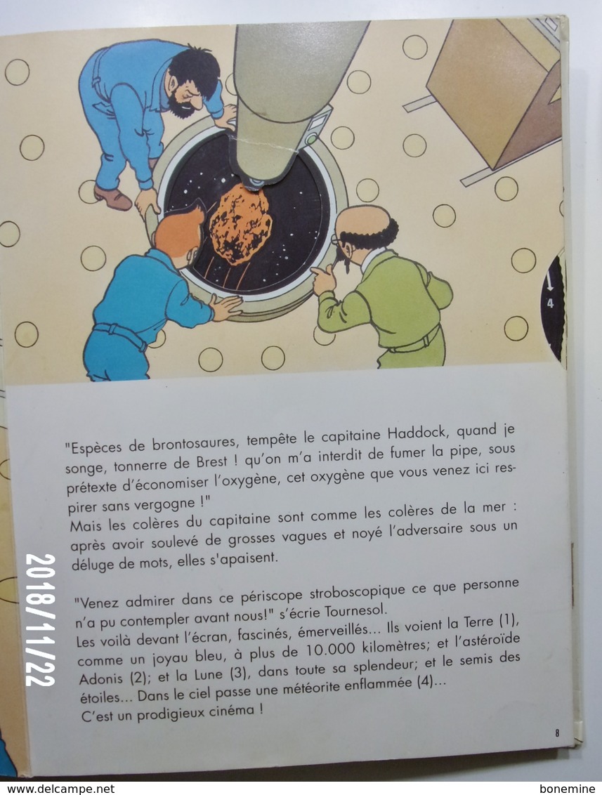 TINTIN On a marché sur la lune  pop hop 1992