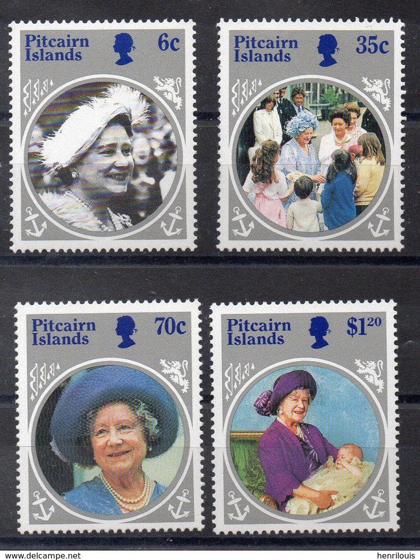 PITCAIRN  Timbres Neufs ** De1985  ( Ref 2554 ) Famille Royale - Queen Mother - Pitcairn