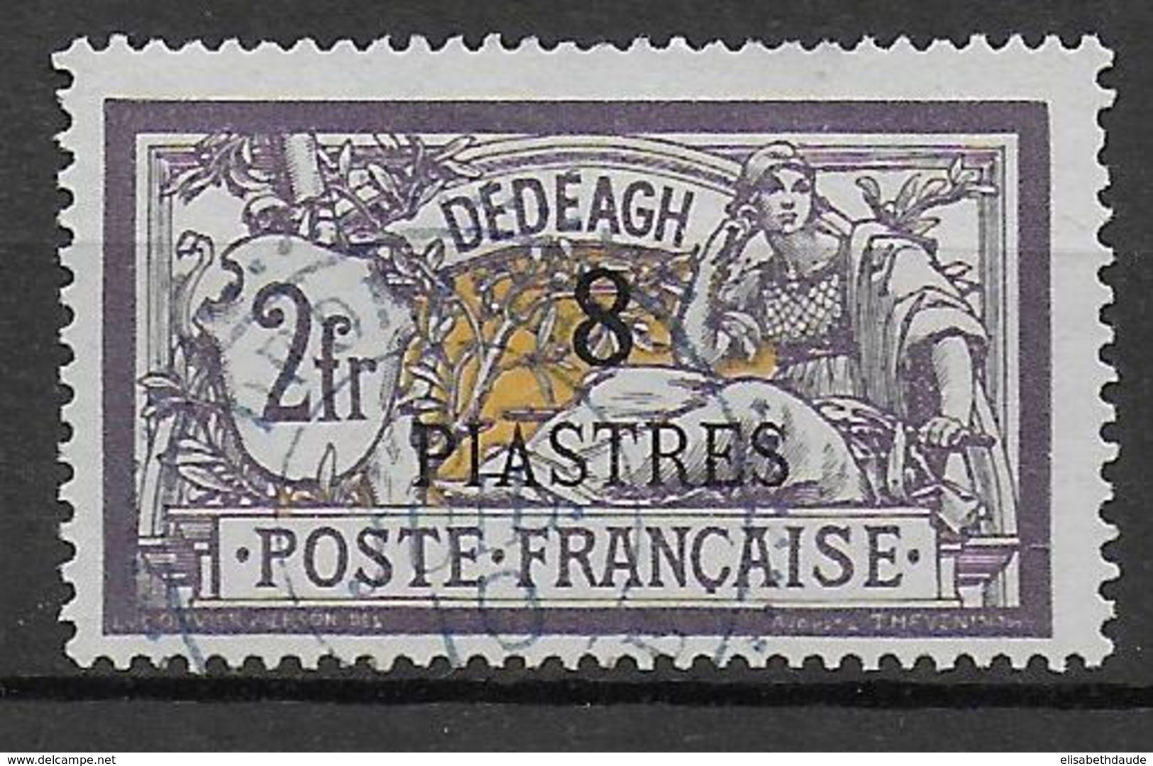 DEDEAGH - YVERT N° 16 OBLITERE - CACHET BLEU - Gebraucht