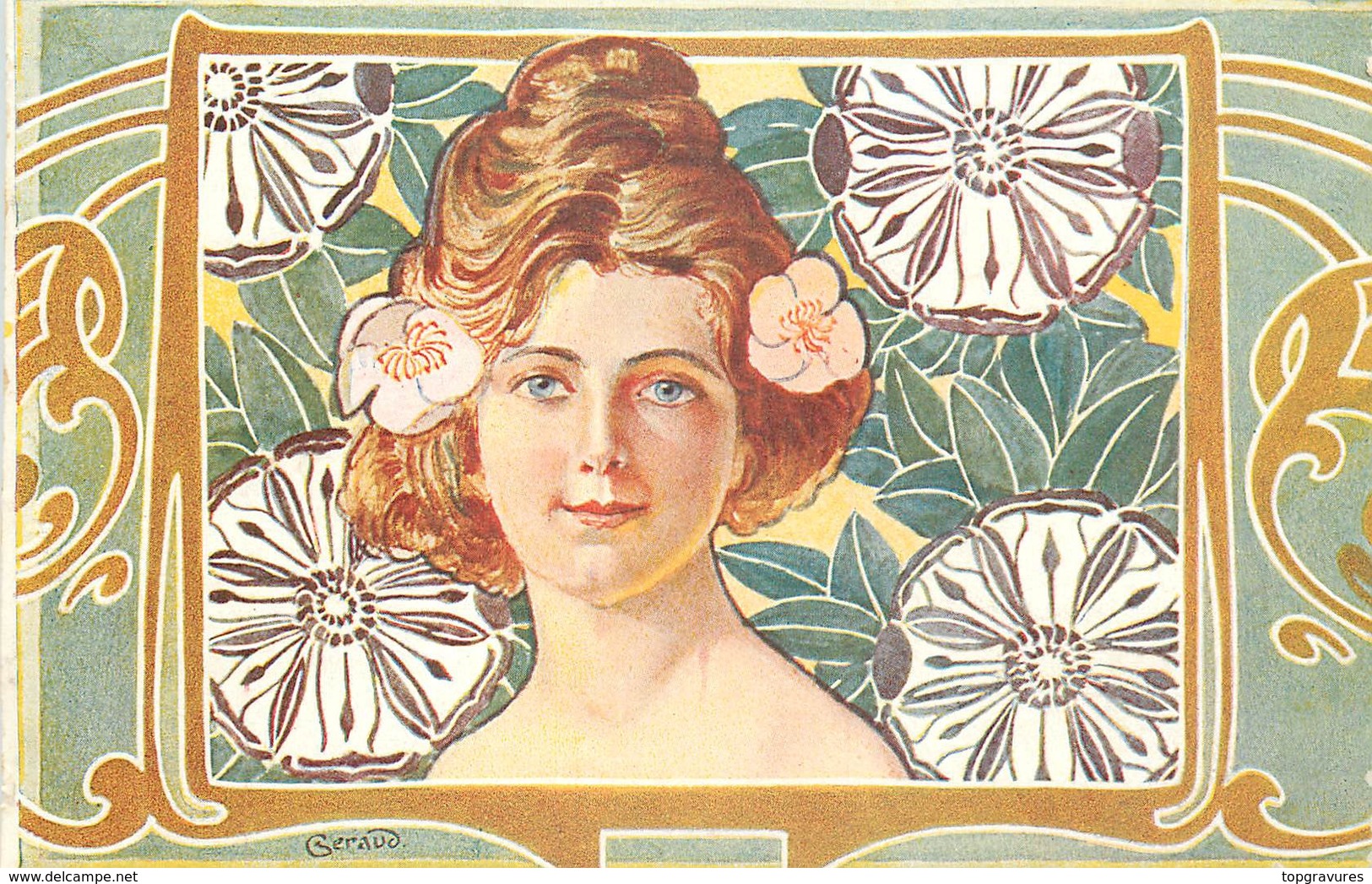 ILLUSTRATEUR GERAUD - ART NOUVEAU - Autres & Non Classés