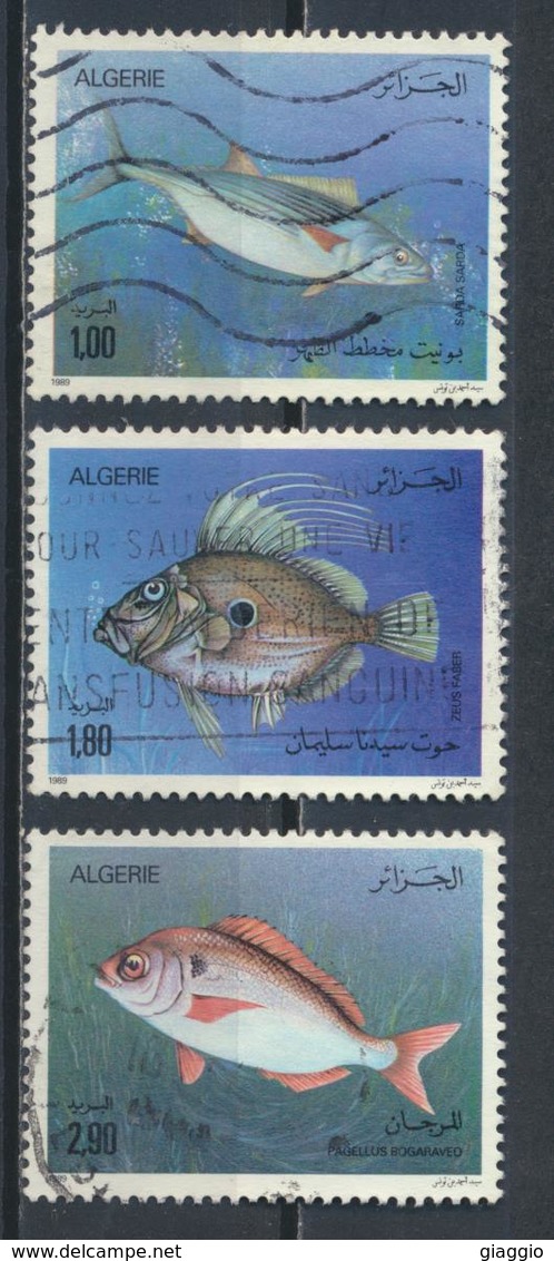 °°° ALGERIA ALGERIE - Y&T N°961/63 - 1989 °°° - Algeria (1962-...)