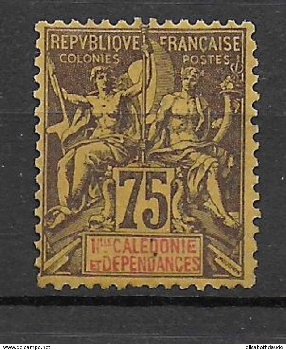 NELLE CALEDONIE - YVERT N° 52 (*) SANS GOMME - COTE = 50 EUR. - Unused Stamps