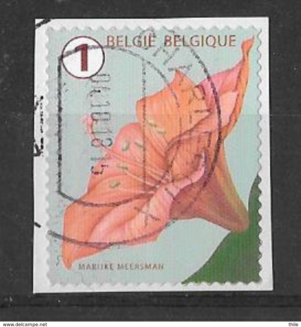 Timbre De 2016 (o) - Fleur - Bloem - Flower - Oblitérés