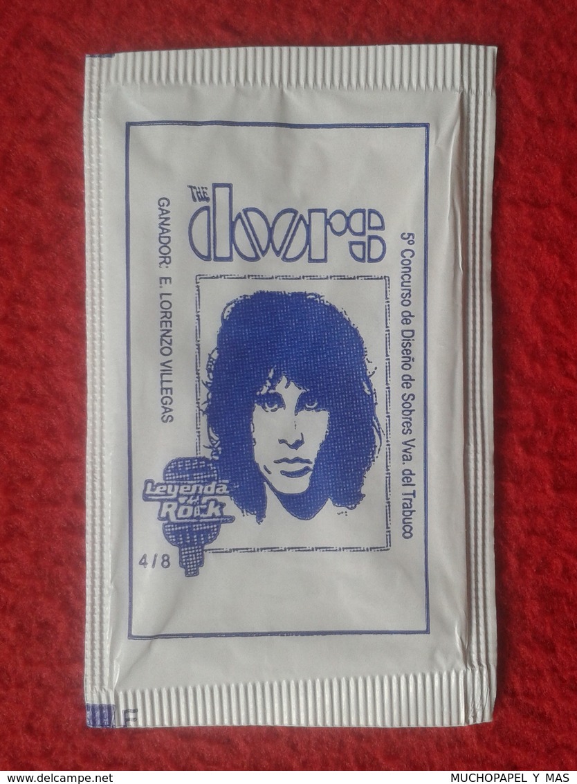 SPAIN SOBRE DE AZÚCAR PACKET OF SUGAR SUCRE ZUCKER ZUCCHERO VACÍO LEYENDAS DEL ROCK LEGENDS THE DOORS JIM MORRISON VER F - Zucchero (bustine)