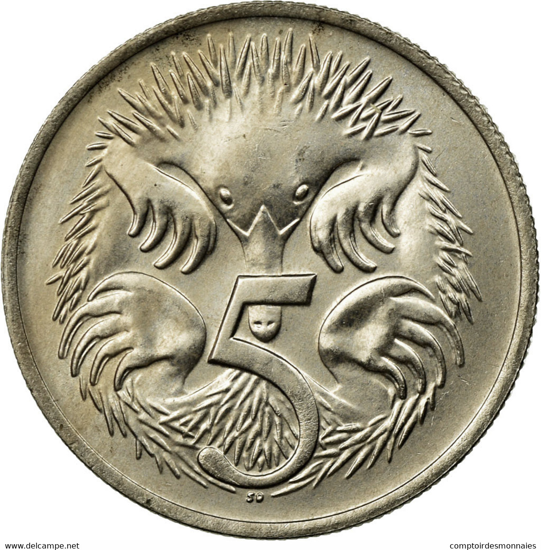 Monnaie, Australie, Elizabeth II, 5 Cents, 1977, SUP, Copper-nickel, KM:64 - 5 Cents