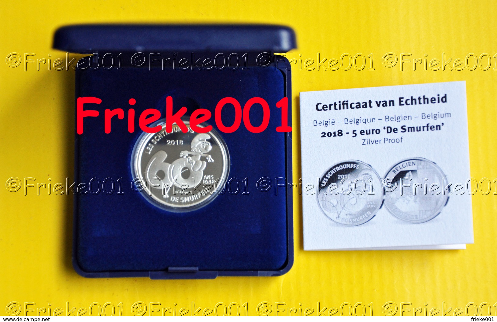 België - Belgique - 5 Euro 2018 Proof.(Smurfen - Schtroumpfs) - Belgique