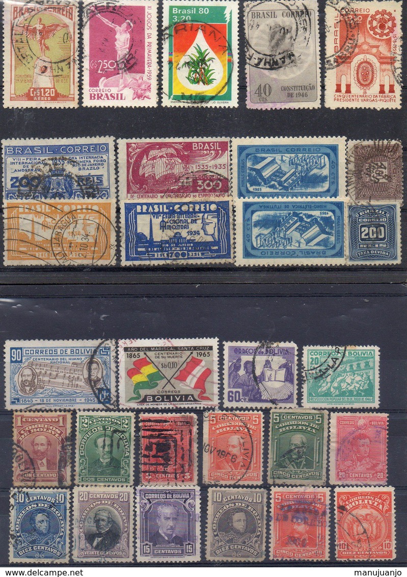 BRÉSIL Et BOLIVIE !  Timbres Anciens Depuis 1920 ! NEUFS - Autres - Amérique