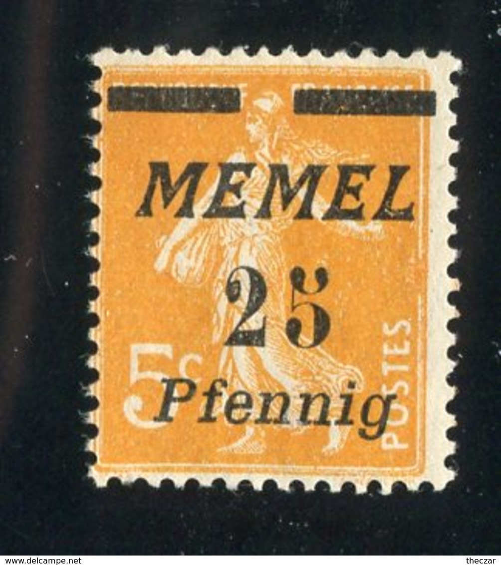 W-7990  Memel 1922  Mi.# 58 (*) ( Cat. 0.30 € )  - Offers Welcome! - Ungebraucht