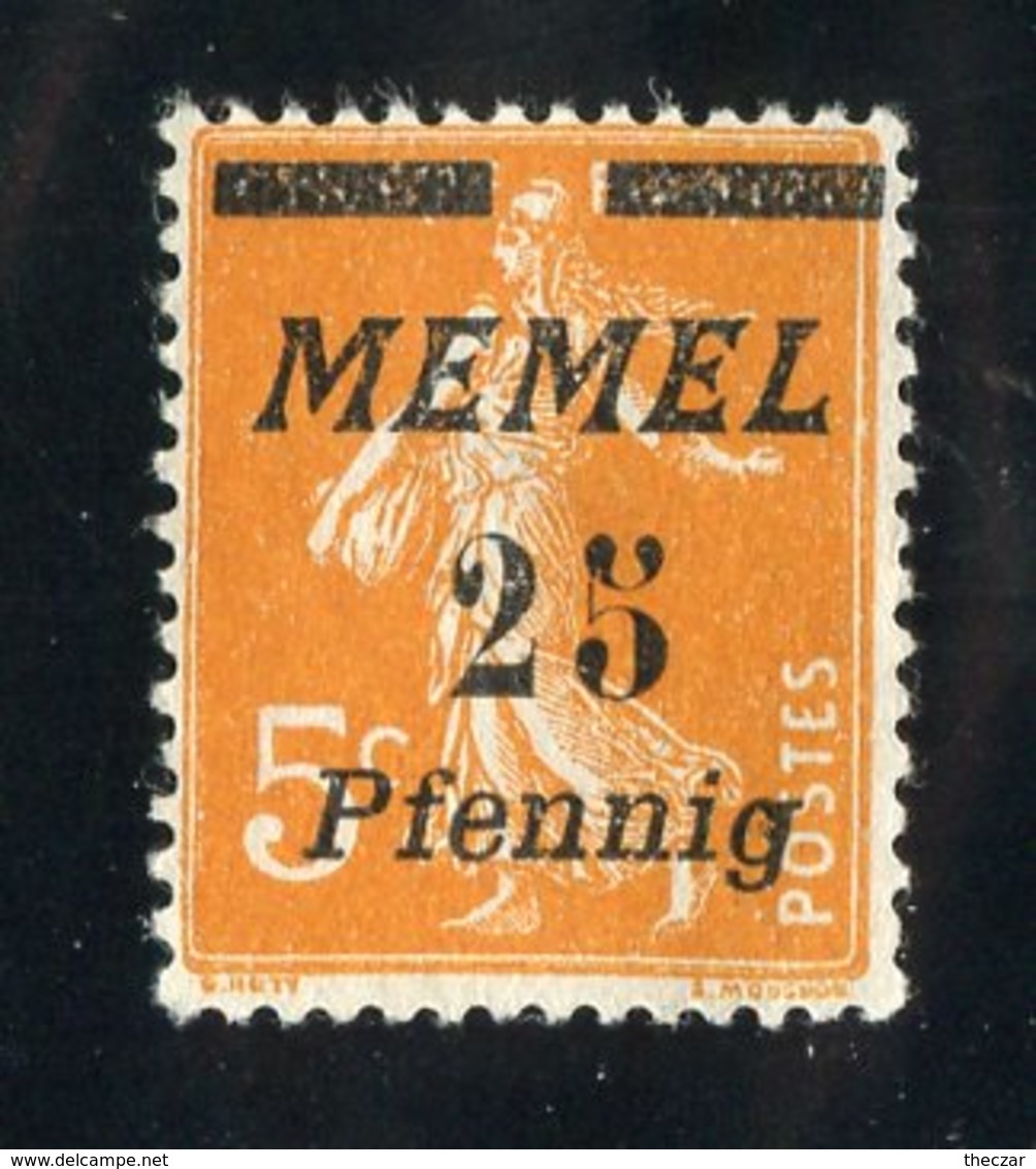 W-7991  Memel 1922  Mi.# 58 (*) ( Cat. 0.30 € )  - Offers Welcome! - Neufs